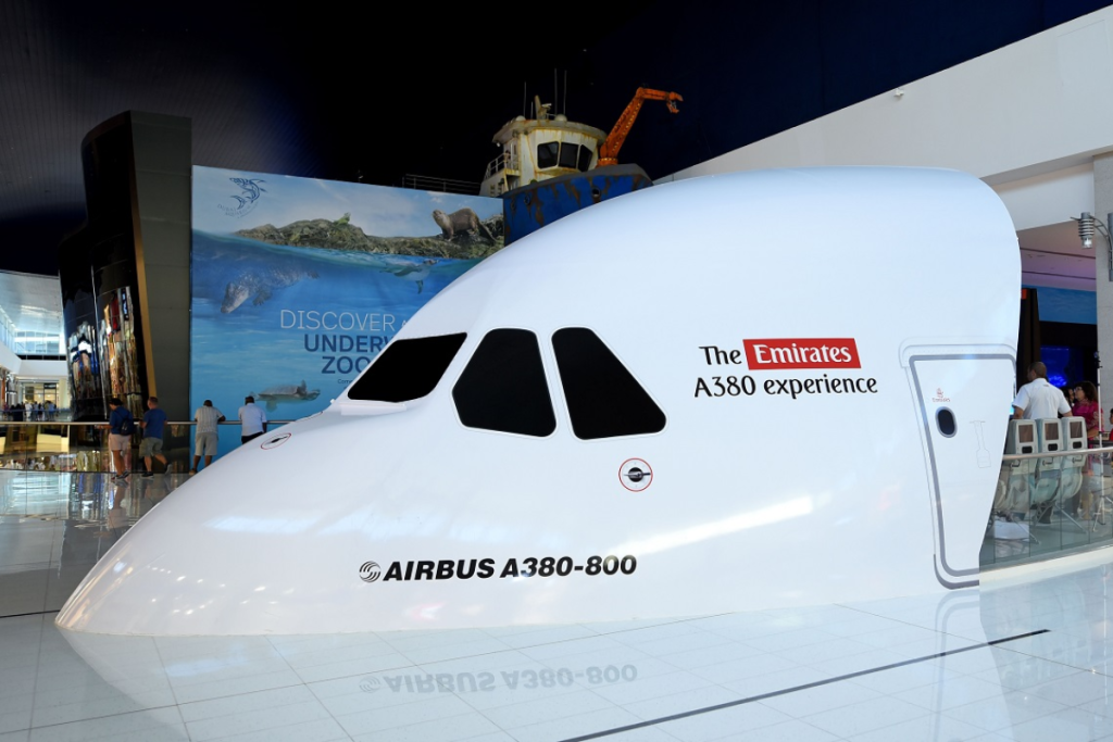 Emirates A380 Experience – Dubai Mall