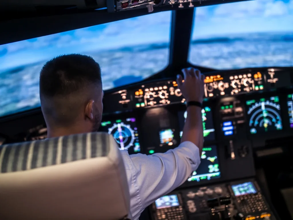 AirPoint Gdańsk Airbus A320 Flight Simulator in the Old Shipyard District-