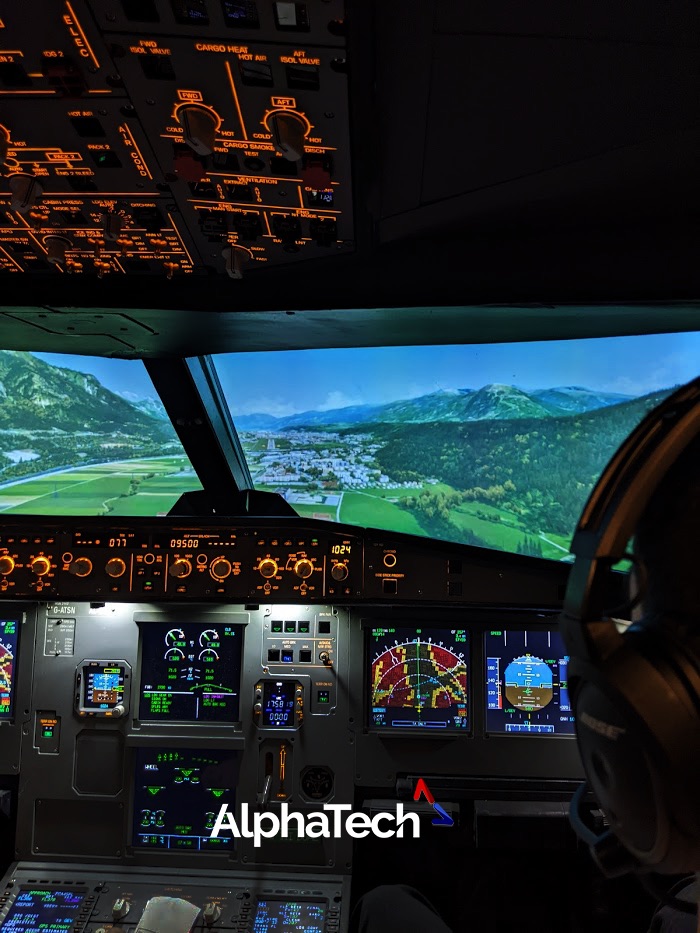 AlphaTech Northern Ireland Airbus A320 Flight Simulation-1