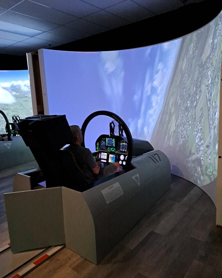 Altitude Flight Simulation Calgary Boeing 737, F-18, F-16 Viper & Spitfire VR Simulators-6