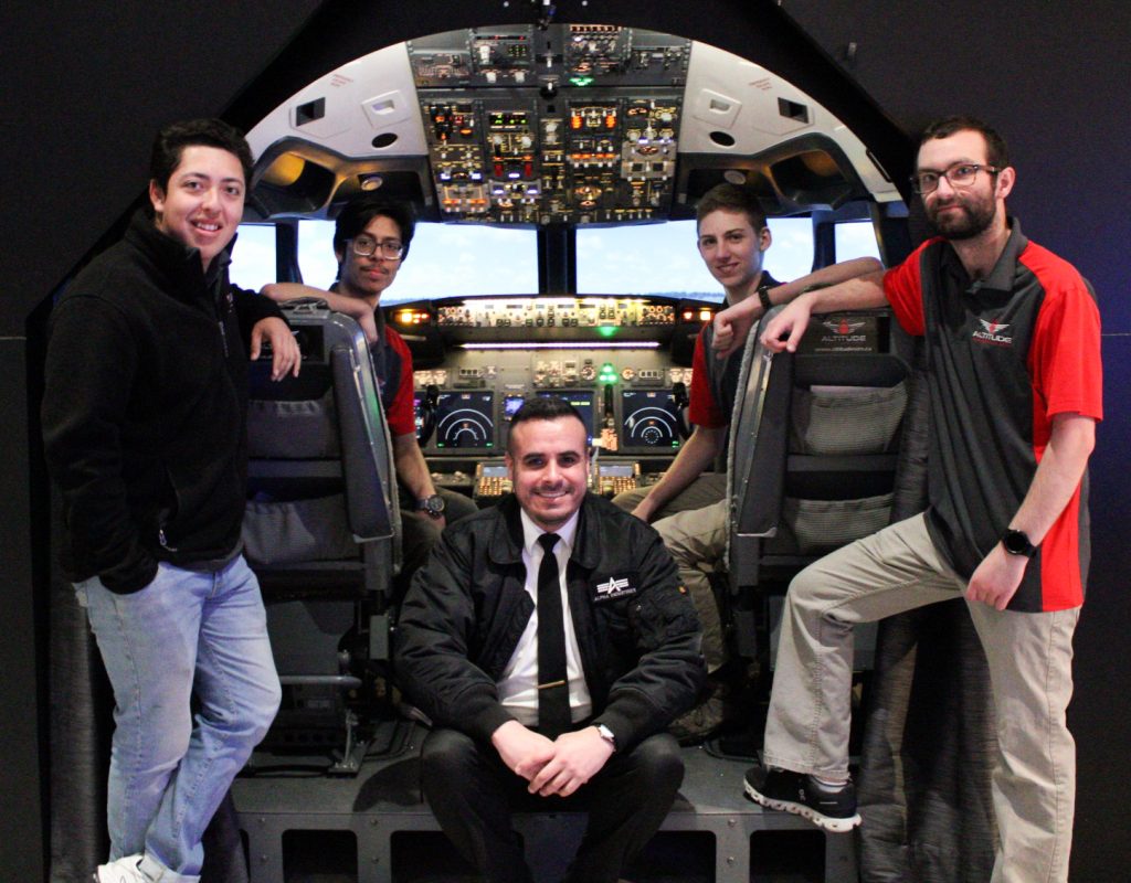 Altitude Flight Simulation Calgary Boeing 737, F-18, F-16 Viper & Spitfire VR Simulators-9