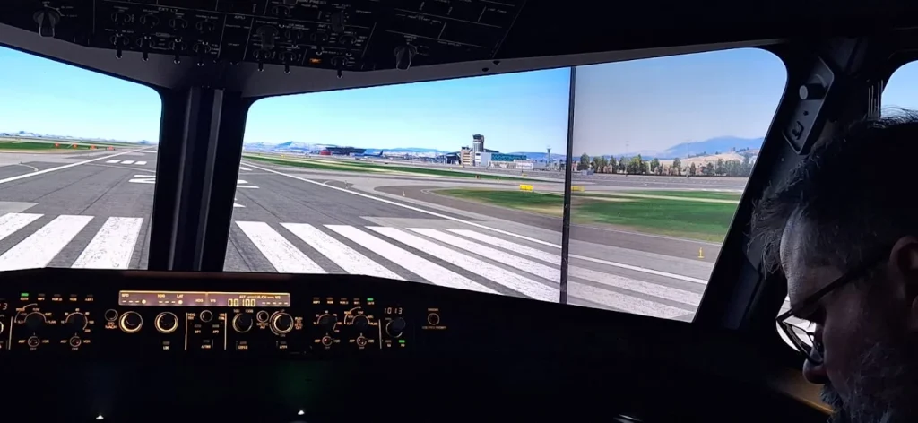 AviaSim Montpellier Airbus A320 Flight Simulator at Novotel Montpellier-2