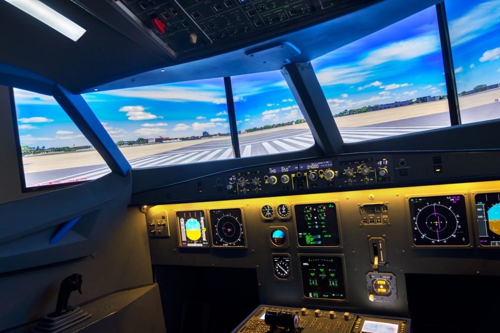 Aviation Group Madrid Airbus A320 Full Motion, Boeing 737, & F-18 Fighter Jet Simulators-2