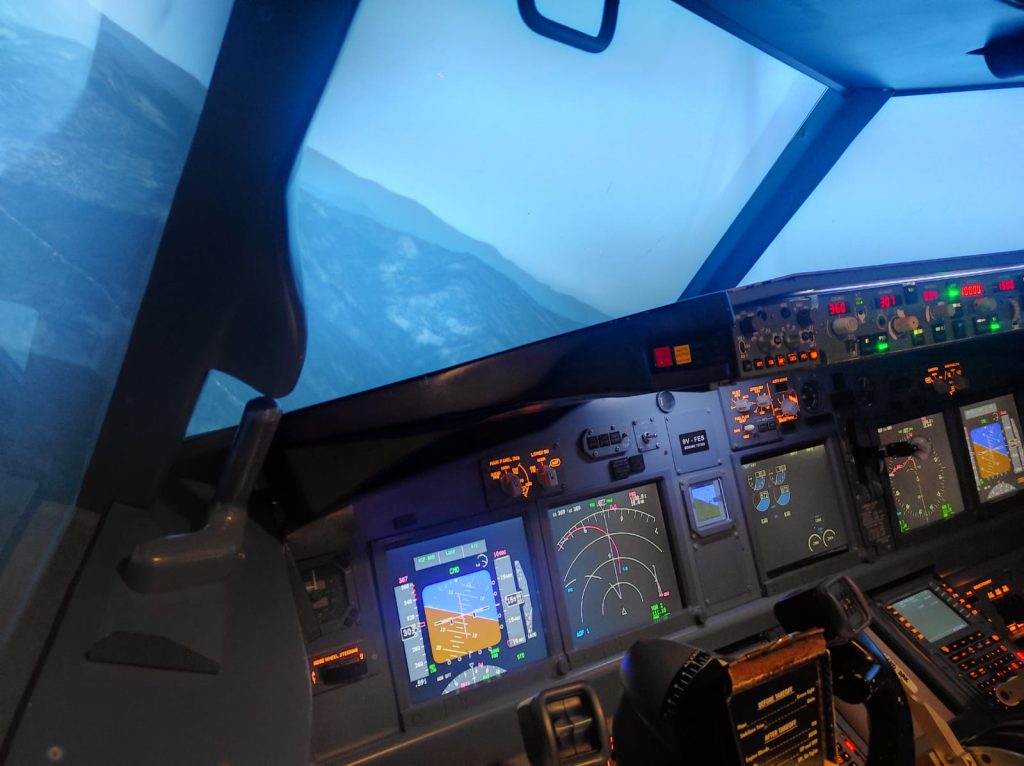 Flight Experience Singapore Boeing 737-1