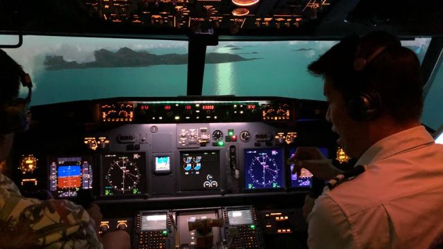 Flight Experience Singapore Boeing 737-5