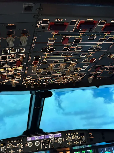 Flugsimulator.com Bremen Airbus A320 Original Cockpit Flight Simulator-8