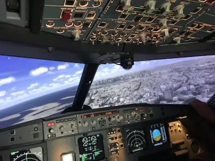 Flugsimulator.com Hamburg Airbus A320 Full Motion Cockpit Simulator-1