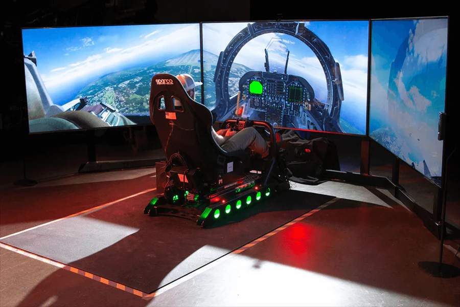 New England Air Museum FA-18 Hornet Flight Simulator in Windsor Locks, Connecticut-1