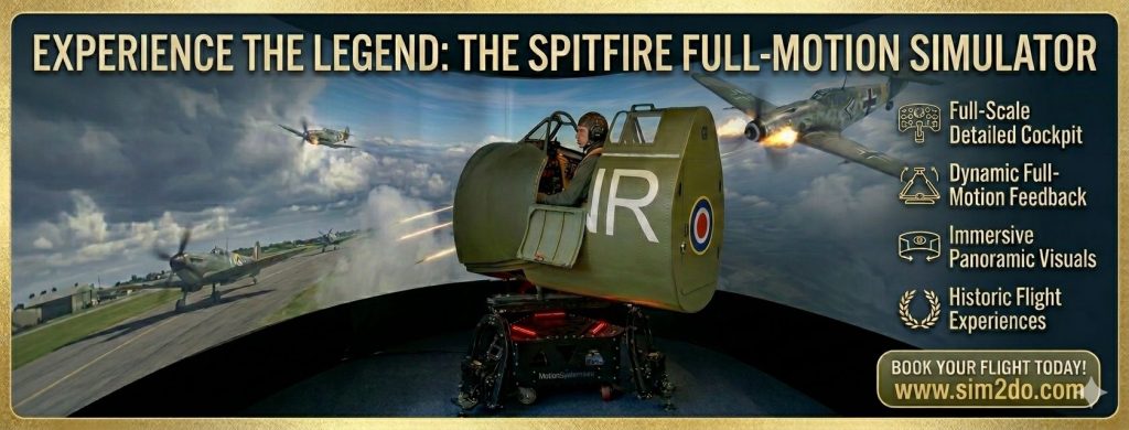 Sim2do Flight Simulator Centre Boeing 737, Spitfire & F-35-1