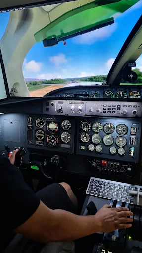 Aerosim Guadalajara Cessna 208 Cessna 414 MD 80 Flight Simulators in Zapopan