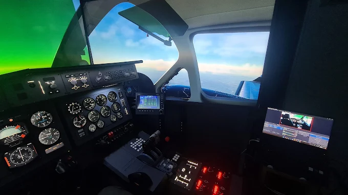 Aerosim Guadalajara Cessna 208 Cessna 414 MD 80 Flight Simulators in Zapopan
