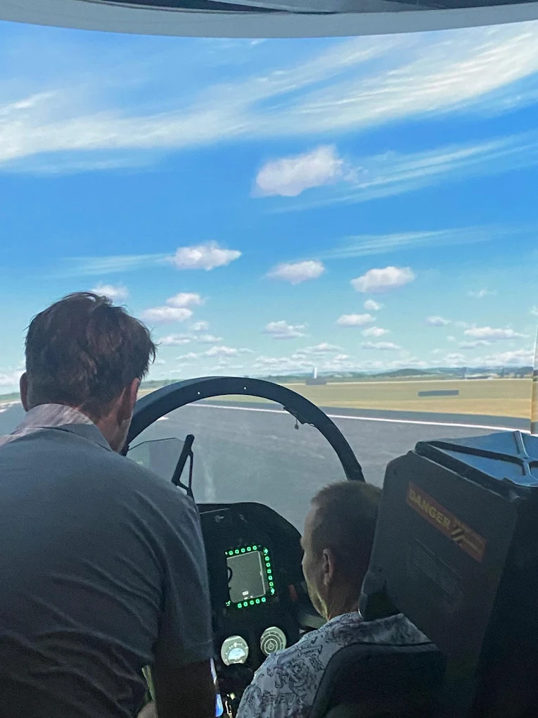 Air Combat Centre Brisbane FA-18 Super Hornet Fighter Jet Simulator at Caboolture Airfield-7