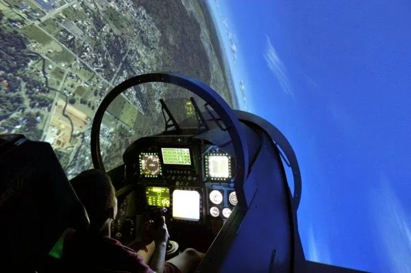Air Combat Centre Brisbane FA-18 Super Hornet Fighter Jet Simulator at Caboolture Airfield-9