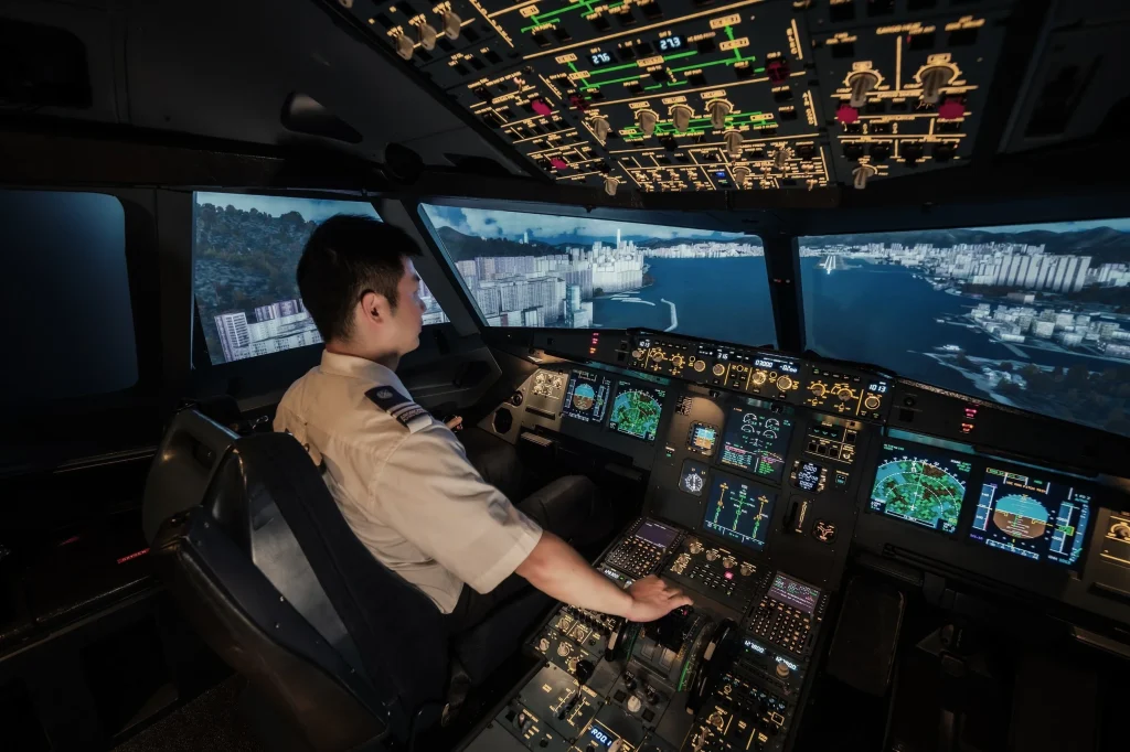 Ardmore Flying School Airbus A320 Flight Simulator at Ardmore Airport, Auckland-2