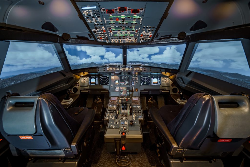 Ardmore Flying School: Airbus A320 Flight Simulator at Ardmore Airport, Auckland