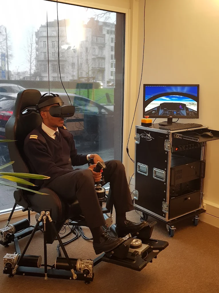 AviaSim Brussels Airbus A320 Flight Simulator on Avenue Louise-4