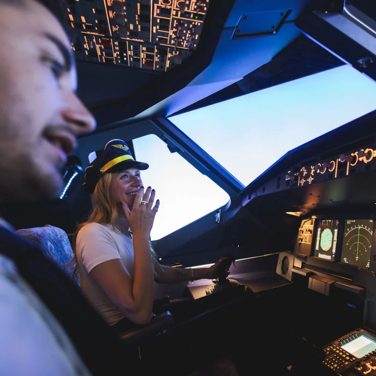 AviaSim Calgary Airbus A320 Flight Simulator at iFly Centre Deerfoot City