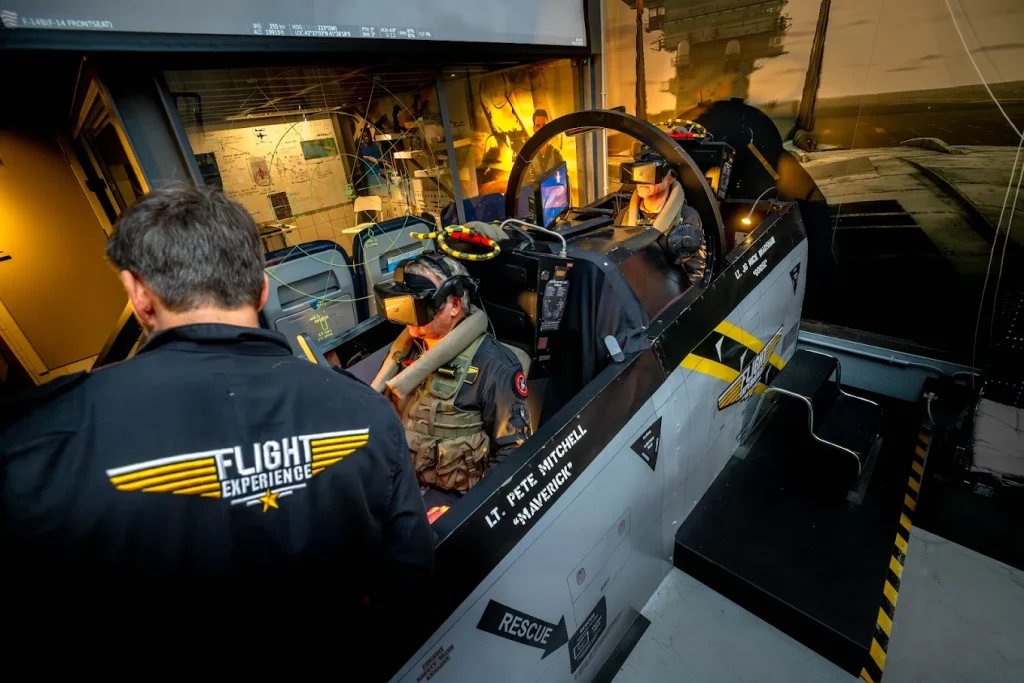 Flight Experience Nivelles F-14 Top Gun, F-16, F-18 & Airbus A320 Simulators near Brussels-2