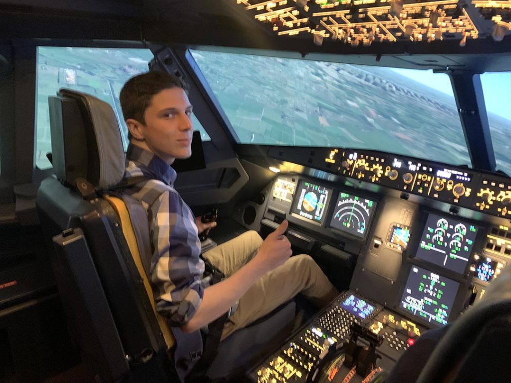 Flight Training New Zealand Christchurch Sky High A320 Adventure Simulator-4