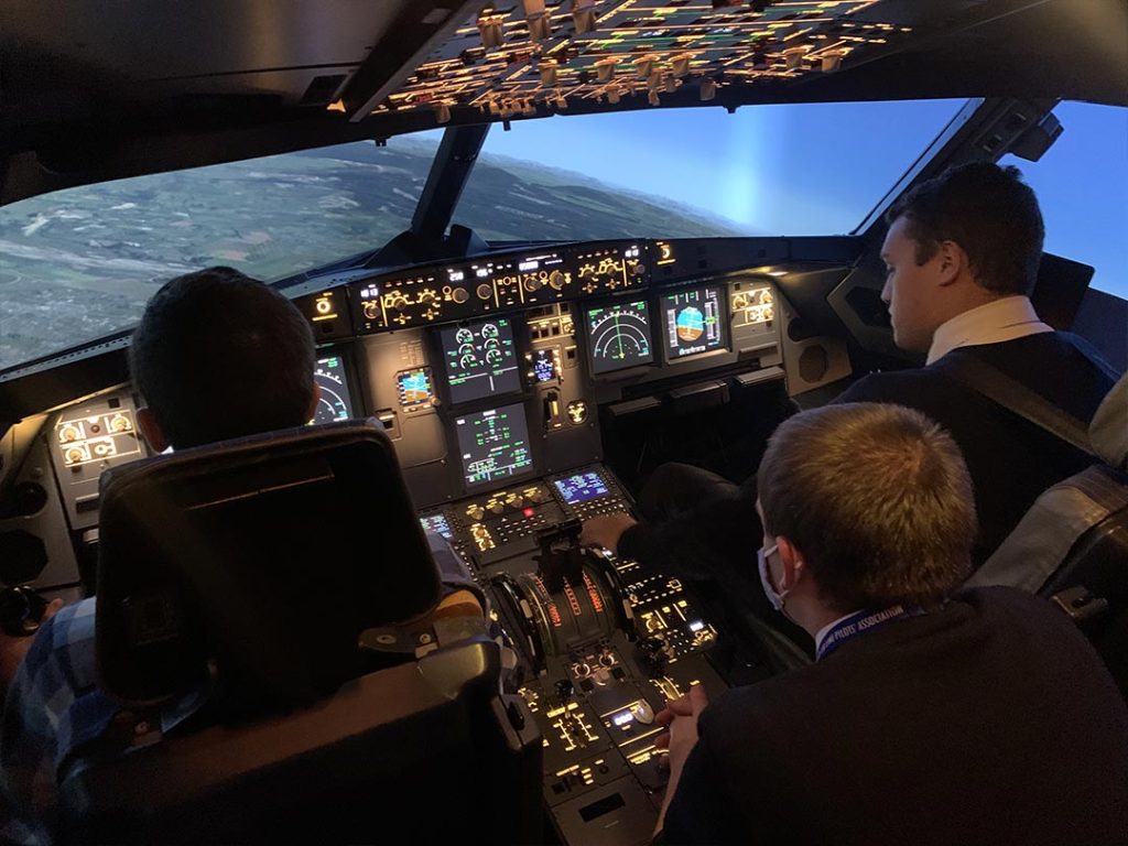 Flight Training New Zealand Christchurch Sky High A320 Adventure Simulator-5