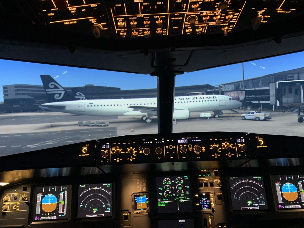 Flight Training New Zealand Christchurch: Sky High A320 Adventure Simulator