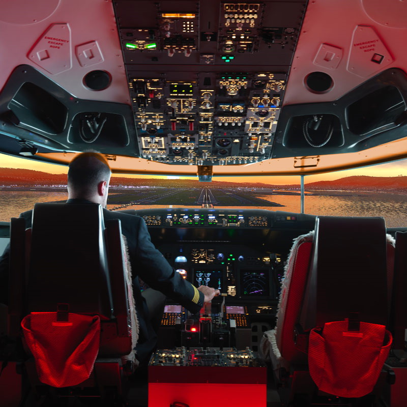 Flightbase Attikon Boeing 737-800NG Flight Simulators near Winterthur — Three Sim Options-4