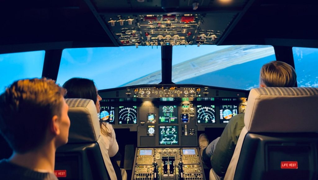 FlyBy Simulator Center Malmö Airbus A320 Flight Simulator at Hyllie-4