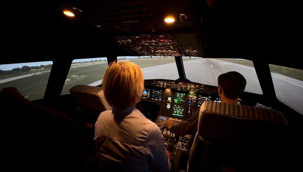 FlyBy Simulator Center Malmö Airbus A320 Flight Simulator at Hyllie-5