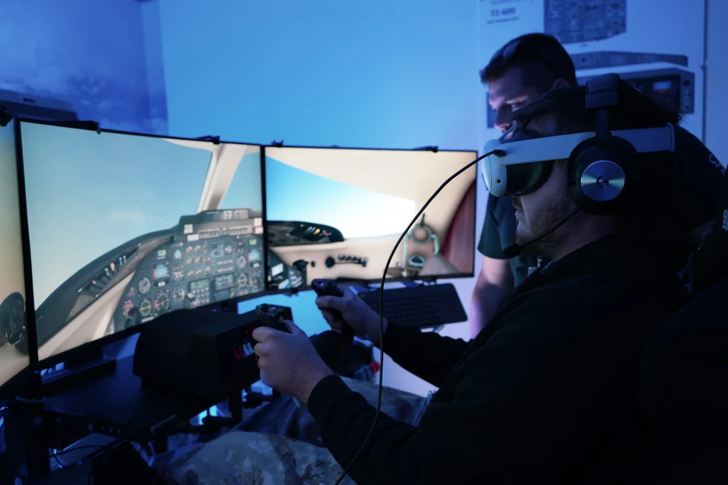 GreekSimmers Flight Simulator Athens Airbus A320 EDGE 6D Experience in Koropi 2