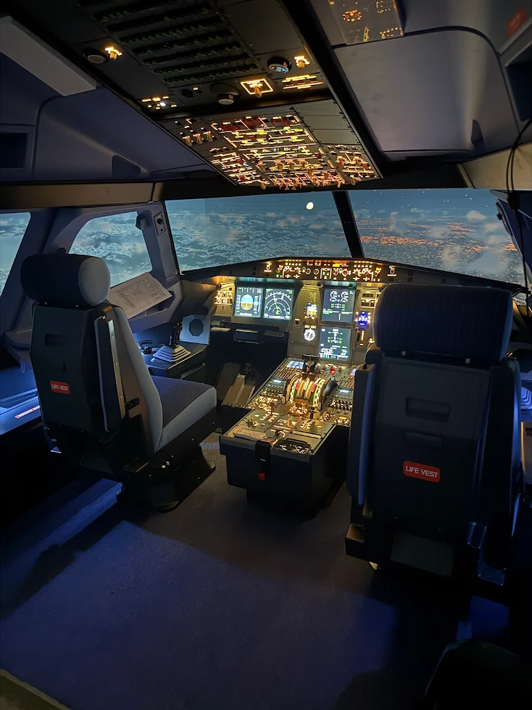 SimJet Flight Simulator Bratislava Airbus A320 Cockpit Experience in Staré Mest-1