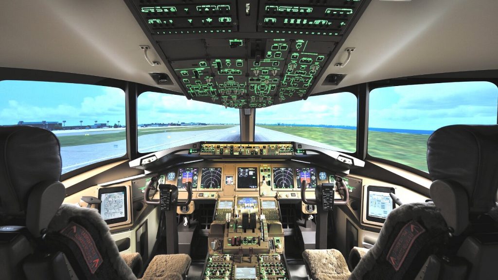 Skyart JAPAN Flight Simulator Tokyo Boeing 777 Cockpit Experience in Shinagawa-6